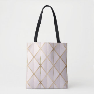 Guld glitter, geometrisk rhombus mönster. tygkasse