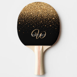 Guld Glitter Gnistra Elegant Lyx Struktur Pingisracket