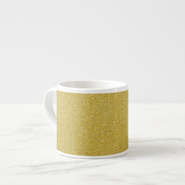 Guld Glitter, Gnistra, Glitter Espressomugg (Framsida vänster)