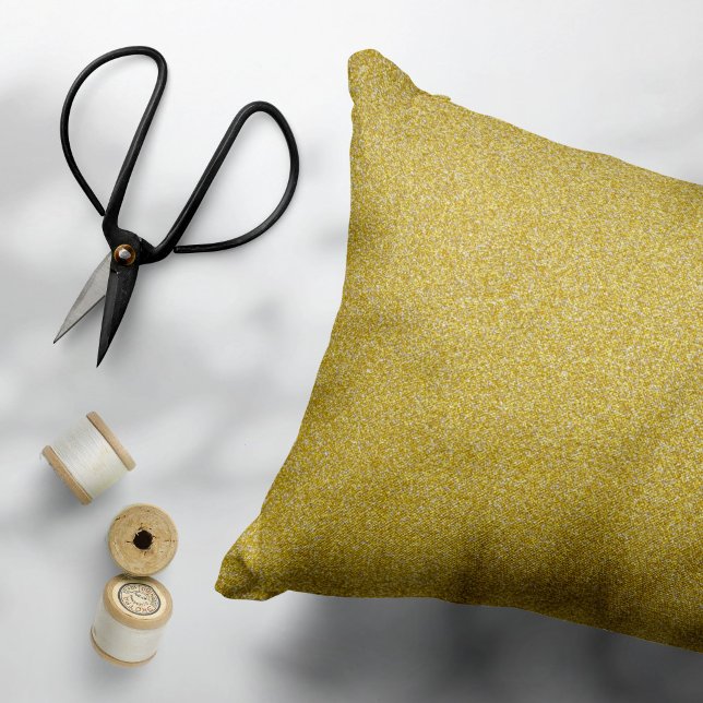 Guld Glitter, Gnistra, Glitter Prydnadskudde (Skapare uppladdad)