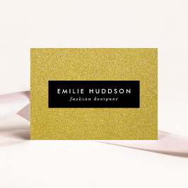 Guld Glitter, Gnistra, Glitter Visitkort