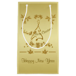 Guld Glitter God jul, Jultomten vid guld