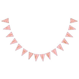 Guld Glitter Grattis på födelsedagen Vimplar