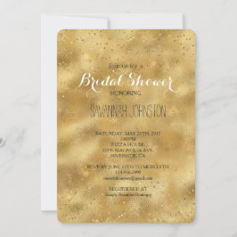 Guld glitter konetti gnistra möhippa inbjudningar