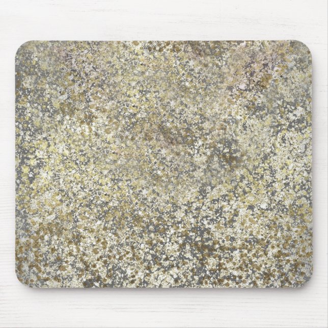 Guld Glitter Krackel Modern Chic Glam Gnistrande Musmatta (Framsidan)