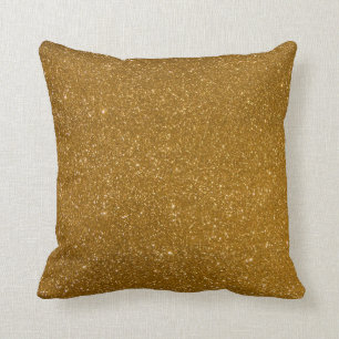 Guld- glitter kudde