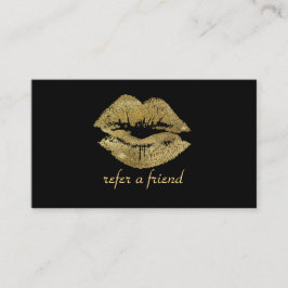 Guld Glitter Läppar Makeup Artist Referral