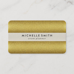 Guld Glitter Lavish Deluxe Visitkort