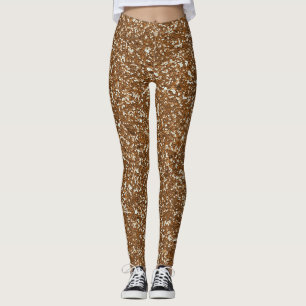 Guld Glitter Leggings
