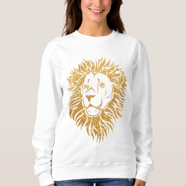 Guld Glitter | LEJONA T Shirt (Framsida)