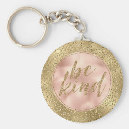 Guld Glitter Leopard Skriv ut  Ro på papper Nyckelring