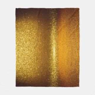 Guld glitter ljus, årgång jul struktur. fleecefilt