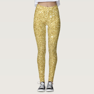 Guld glitter, luxuriös, mousserande bakgrund. leggings