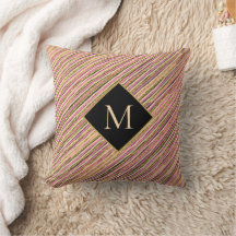 Guld Glitter Luxury Monogram Rand