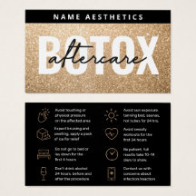 Guld Glitter Lyx Botox Eftervårdsguide