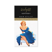 Guld Glitter Makeup Artist Hair Salon