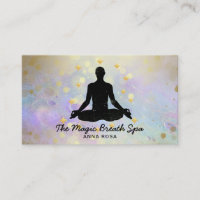 *~* Guld Glitter Man Yoga Meditation Mindfulness