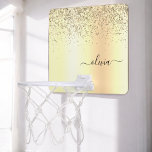 Guld Glitter Metall Monogram Glam Namn Mini-Basketkorg<br><div class="desc">Guld Faux Foil Metallic Gnistra Glitter Brushed Metall Monogram Namn Mini Basketball Ring. Det gör perfekten söt 16-årsjubileum,  bröllop,  möhippa,  årsdag,  babydusch eller bachelorette-fest för någon som glam lyxen och chic stilar i kärlek.</div>