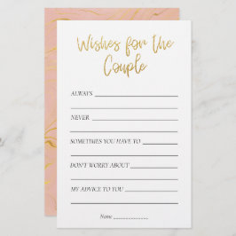 Guld Glitter Möhippa Önskemål för par