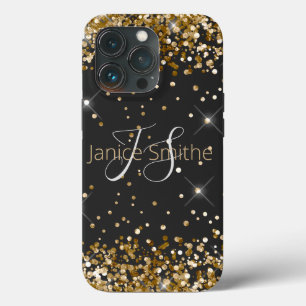 Guld Glitter Monogram