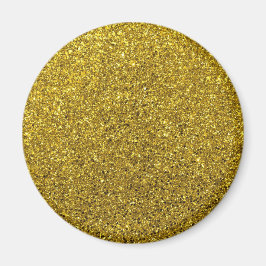 Guld Glitter Mönster Magnet