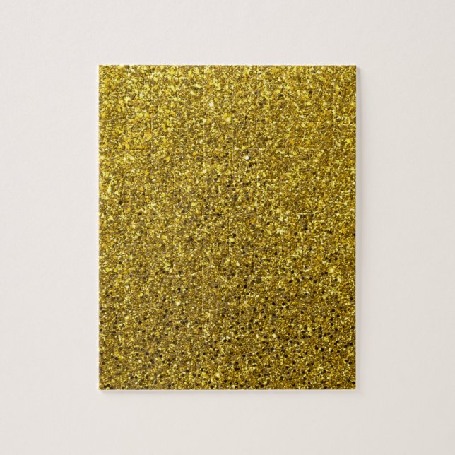 Guld Glitter Mönster Pussel (Vertikal)