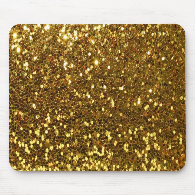 Guld Glitter Musmatta (Framsidan)
