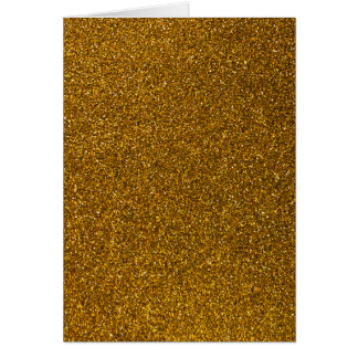 Guld- glitter OBS kort