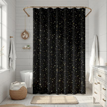 Guld glitter och gnistor på svart