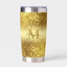 guld glitter personlig