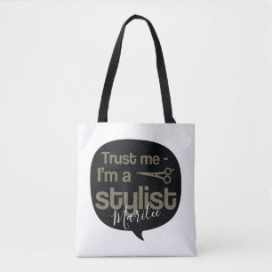 Guld Glitter Personlig Stylist Tolist Bag Tygkasse