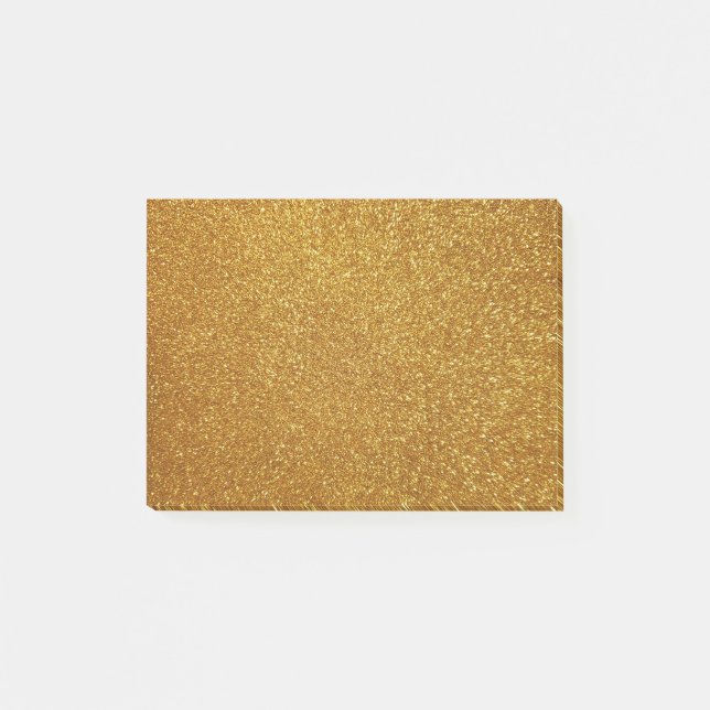 Guld glitter post-it block (Framsida)