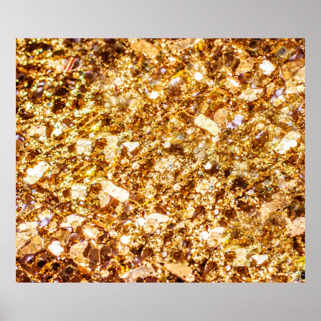 Guld glitter poster (Framsidan)