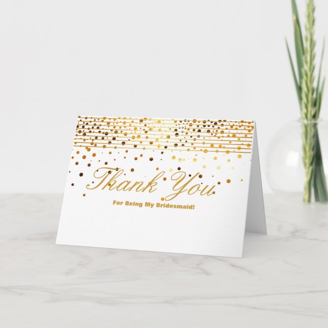 Guld Glitter Rand för att ha varit min kollega Tack Kort (Framsida)