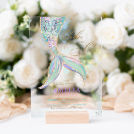 Guld Glitter Sjöjungfru Svan under Havsdagen