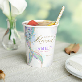 Guld Glitter Sjöjungfru Svan under Havsdagen