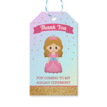 Guld Glitter Söt Liten Prinsessa Aqiqah