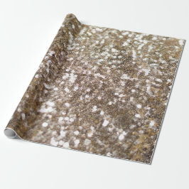 Guld Glitter Sparkling Glam Girly Glitzy Presentpapper