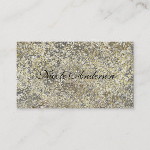 Guld Glitter Spricka Modern Chic Glam Glitter Visitkort