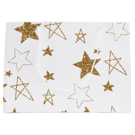 Guld Glitter Stars