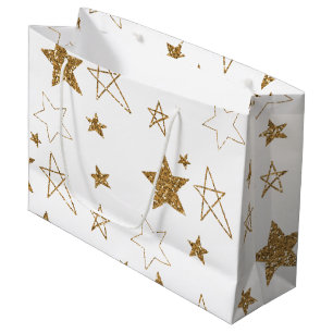 Guld Glitter Stars