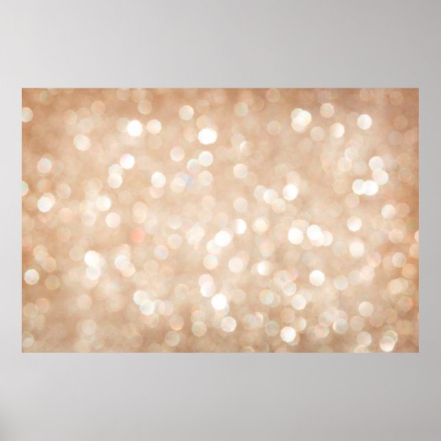 Guld glitter suddig bakgrund, jultoma poster (Framsidan)
