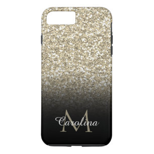 Guld Glitter, Svart, Personlig