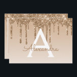 Guld Glitter Sweet 16 Spara datumet Inbjudningar<br><div class="desc">Guld Gnistra och Glitter Sweet sixteen Monogram Namn och Spara datum Födelsedagsfest inbjudan från början. Denna inbjudan är perfekt för Guld Gnistra Glitter Sweet 16 Födelsedagsfest att tittar fira i Guld.</div>