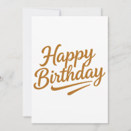 guld glitter typografi grattis på födelsedagen kort