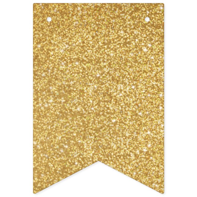 Guld Glitter. Vimplar (Första flaggan)