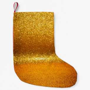 Guld glitter vintage ljus struktur. christmas ab liten julstrumpa