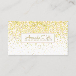 Guld- glitter visitkort