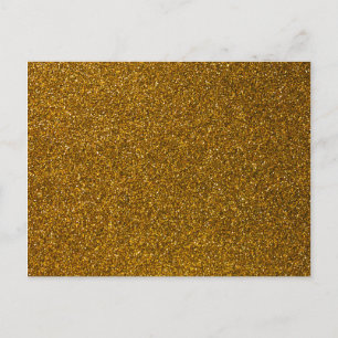Guld Glitter Vykort
