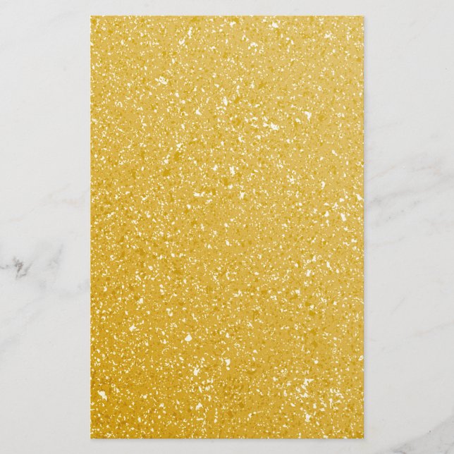 GULD- GLITTERBAKGRUND BREVPAPPER (Framsida)